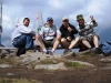 4. groepsfoto op de top